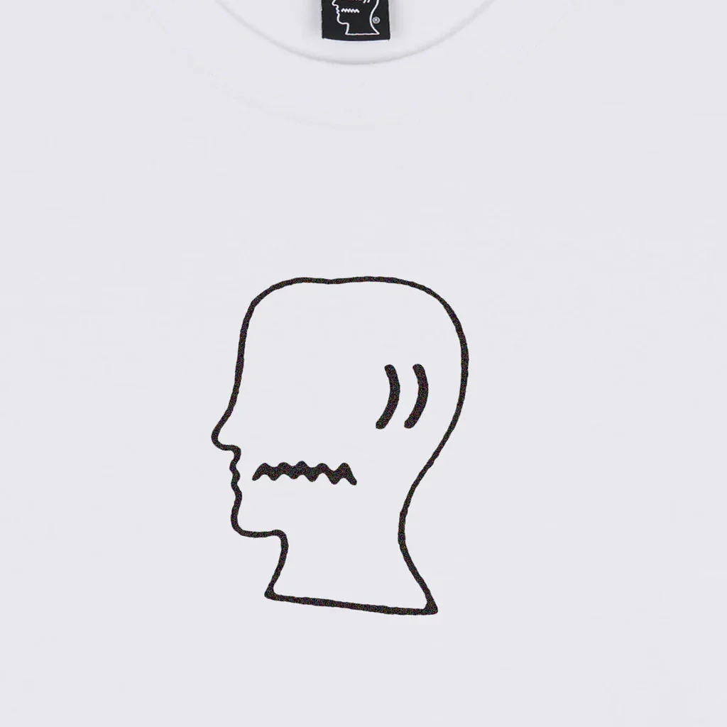Brain Dead Logo Head T-Shirt - White - Image 5