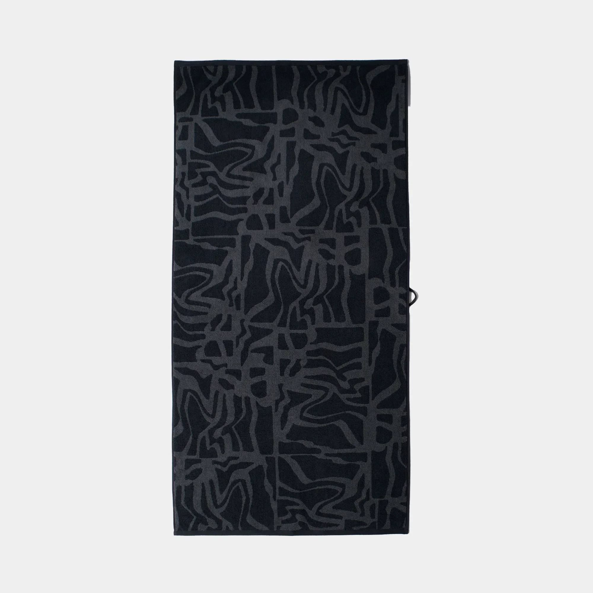 By Parra Broken FTP Bath Towel Set Of 2 - Black