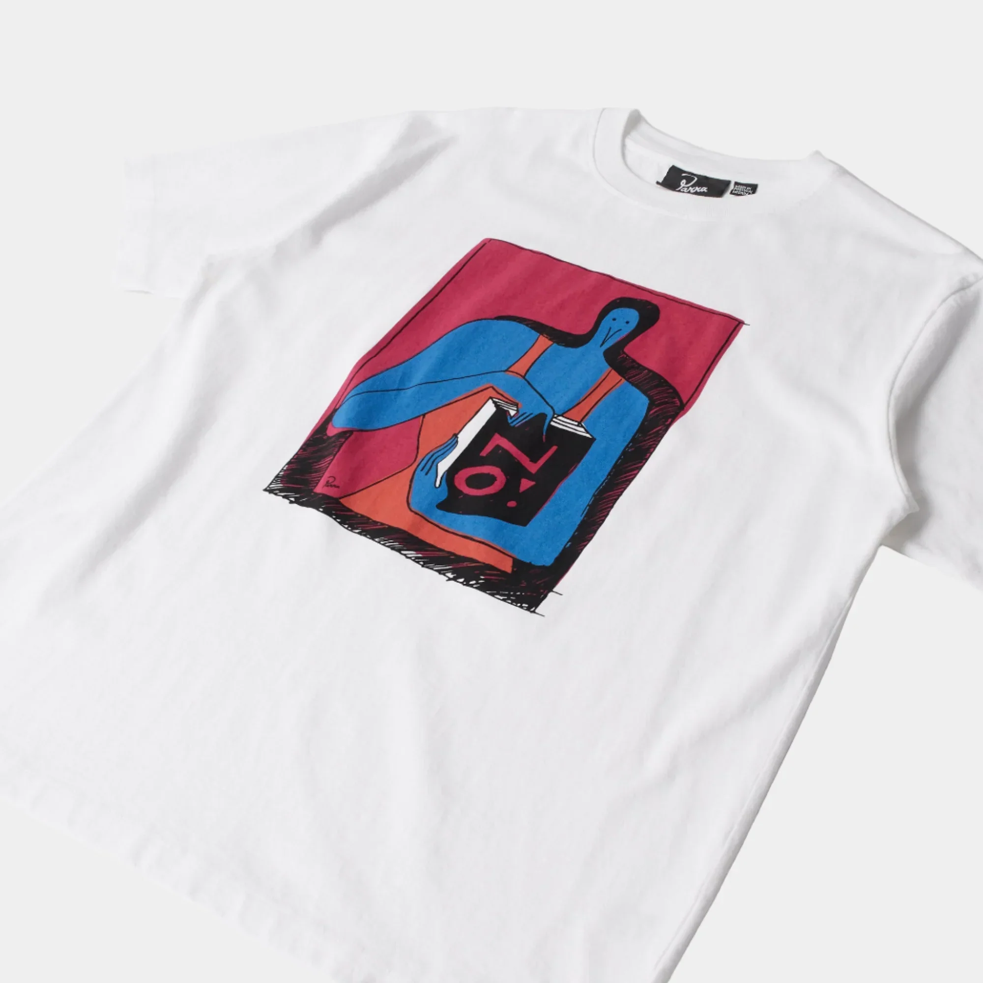 By Parra No Books T-Shirt - White - Image 2