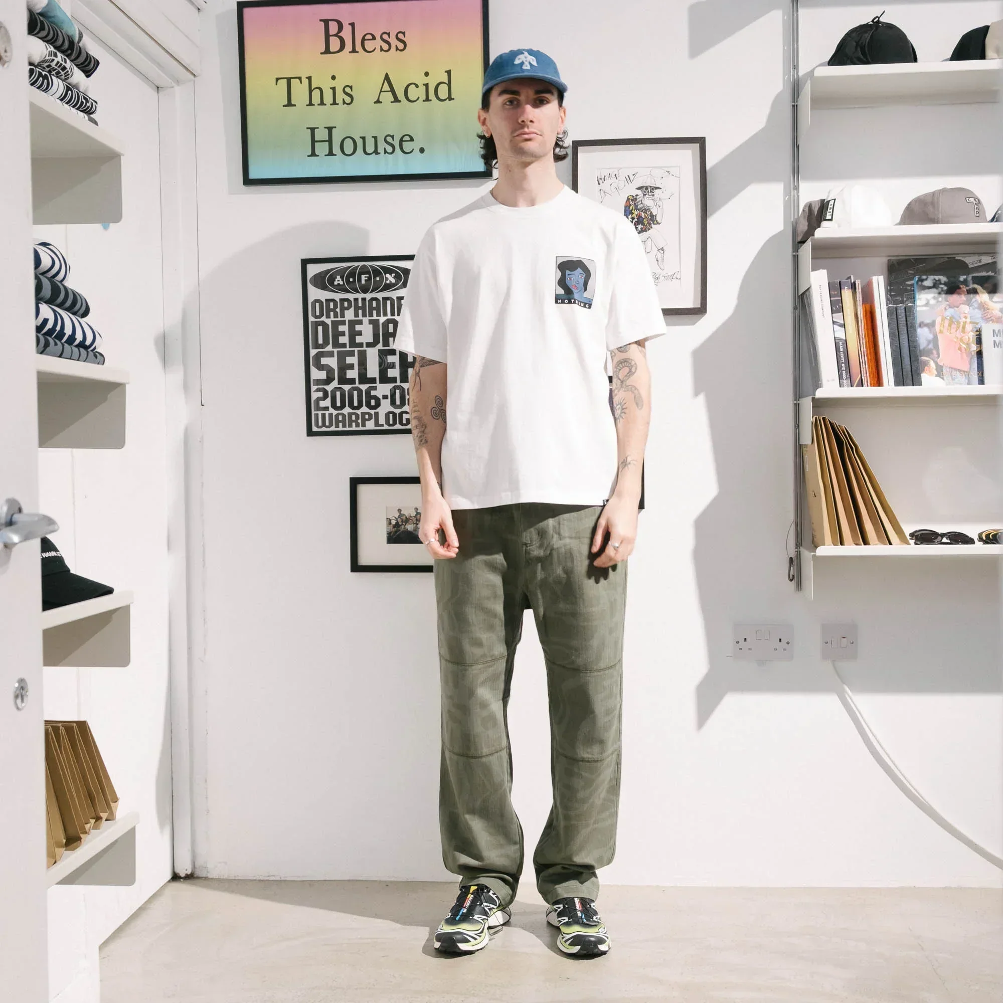 By Parra Broken FTP Pants - Green