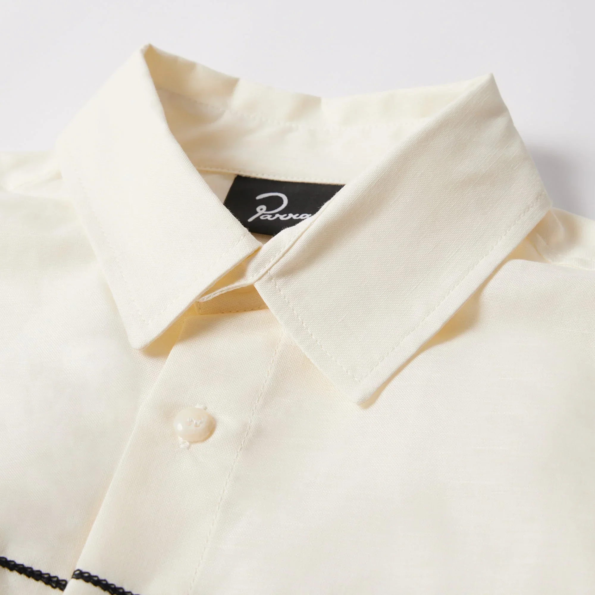 By Parra The Dunes Short Sleeve Shirt - Off White - Image 4