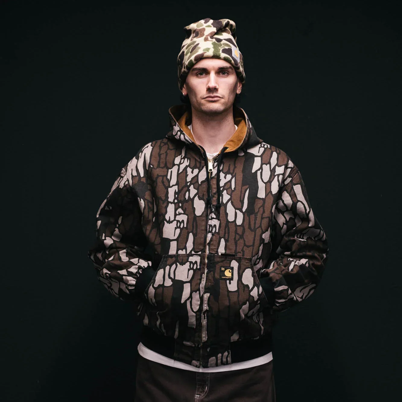 Carhartt WIP 50 Years Anniversary OG Active Jacket Canvas - Hamilton Brown/Camo Treebark - Image 10