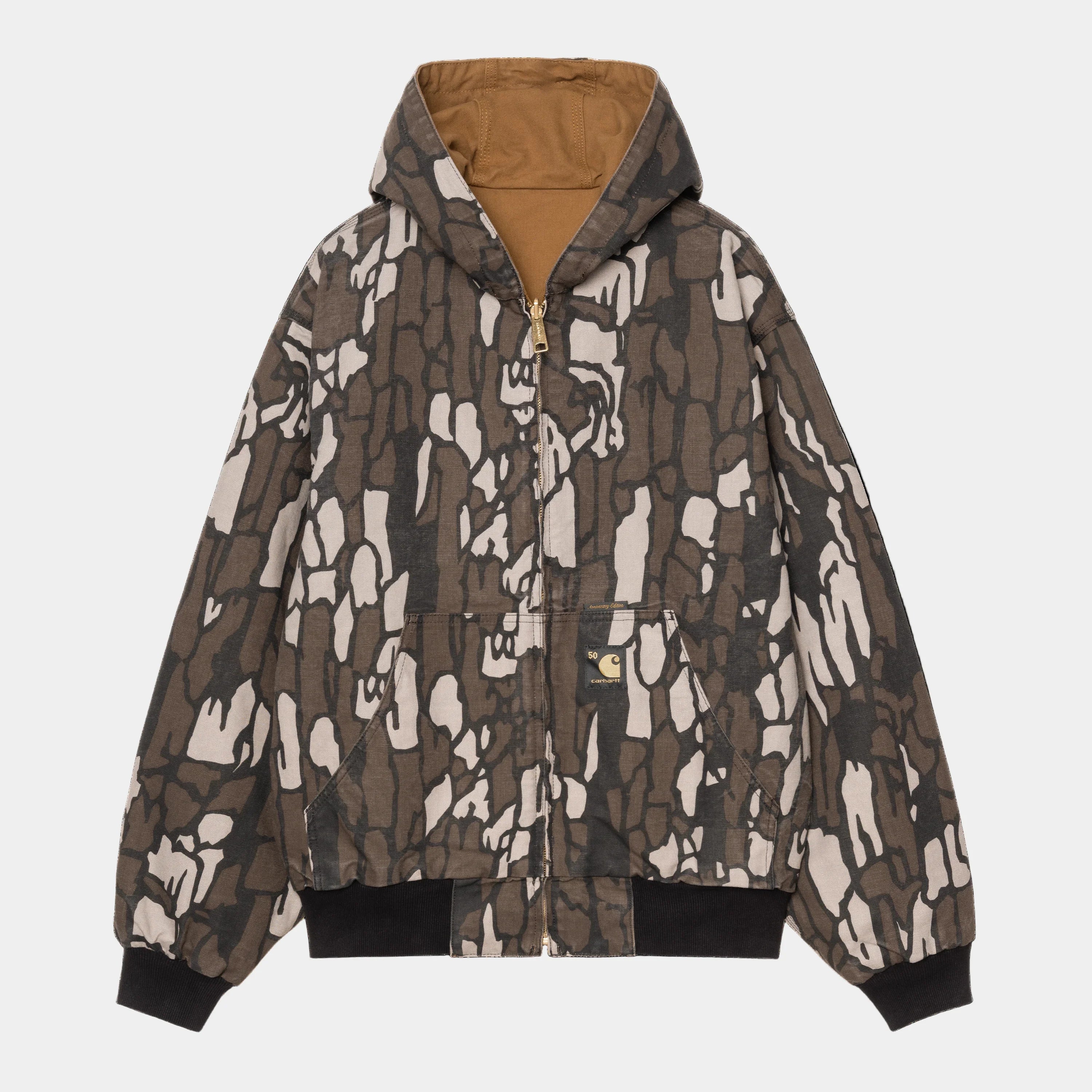 Carhartt WIP 50 Years Anniversary OG Active Jacket Canvas - Hamilton Brown/Camo Treebark - Image 3
