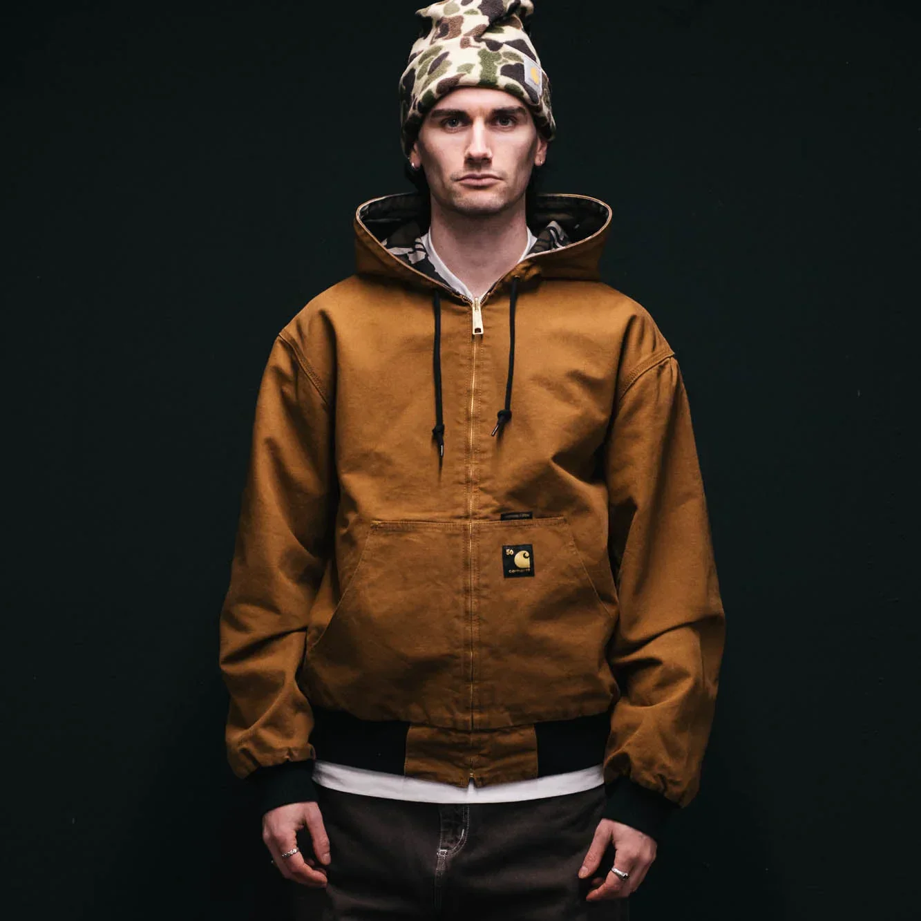 Carhartt WIP 50 Years Anniversary OG Active Jacket Canvas - Hamilton Brown/Camo Treebark - Image 6