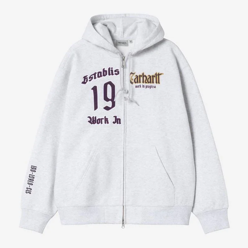 Carhartt WIP Hooded Dual Sweat Jacket - Ash Heather