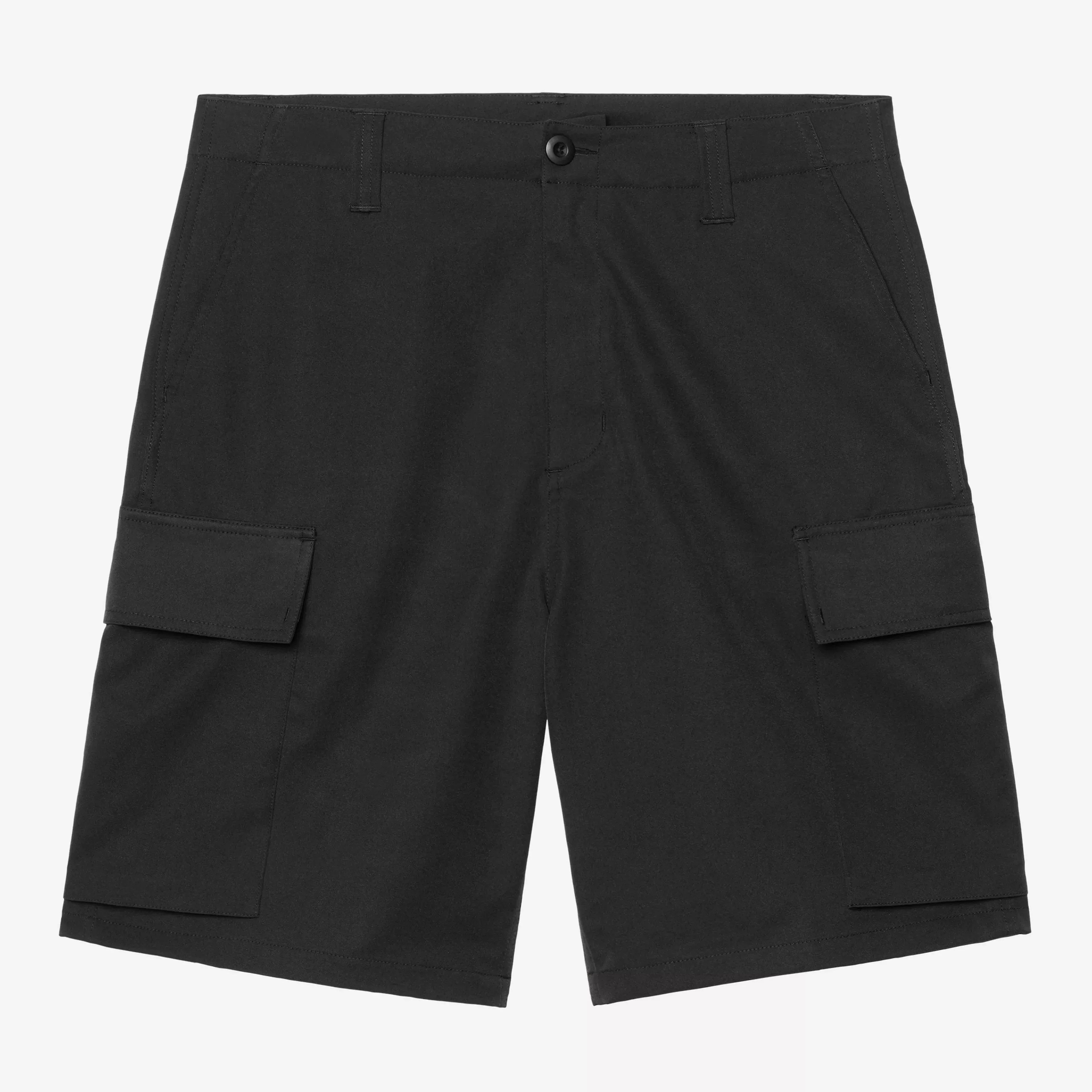 Carhartt WIP Kade Cargo Short - Black Stone Washed
