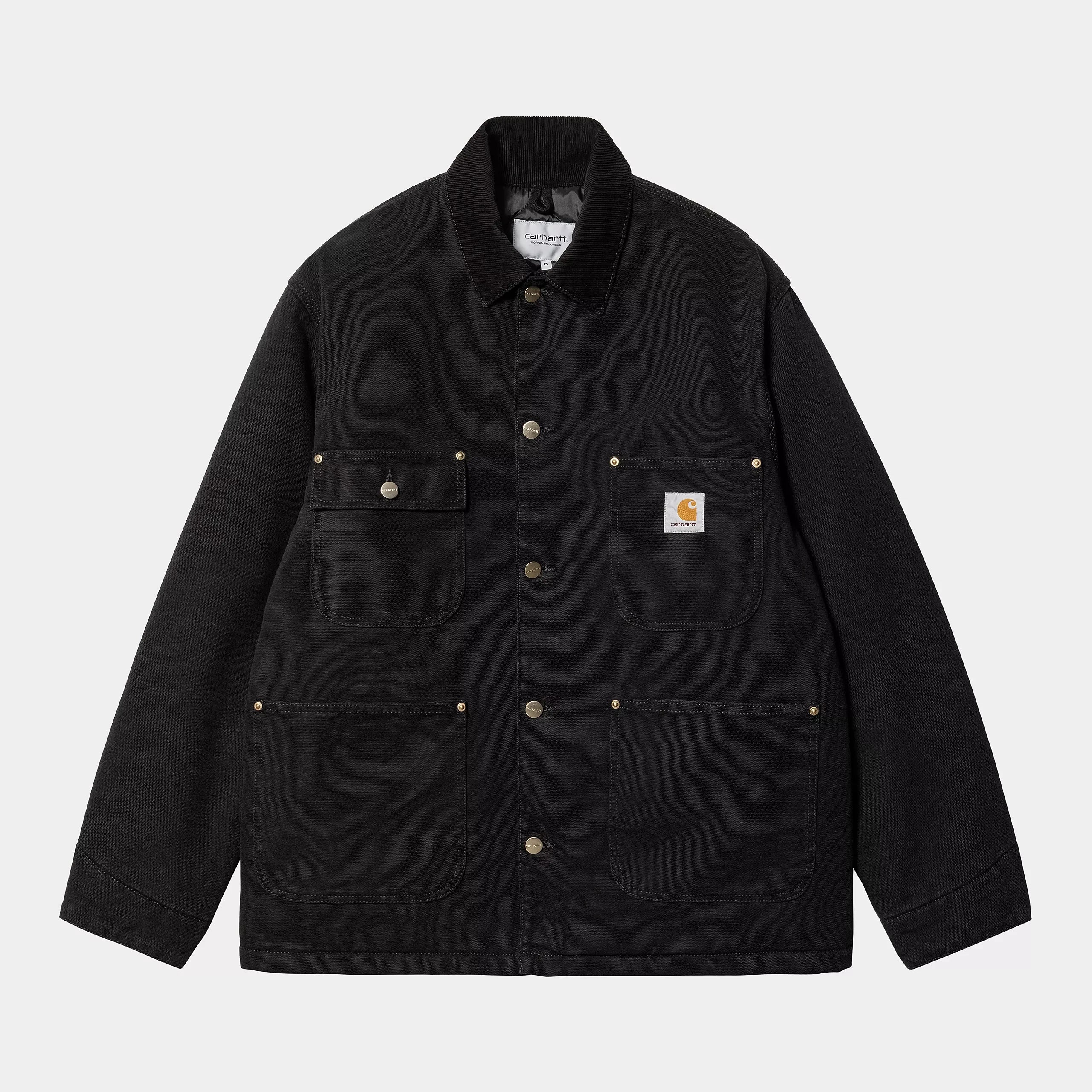 Carhartt WIP OG Chore Coat - Black/Black - Image 2