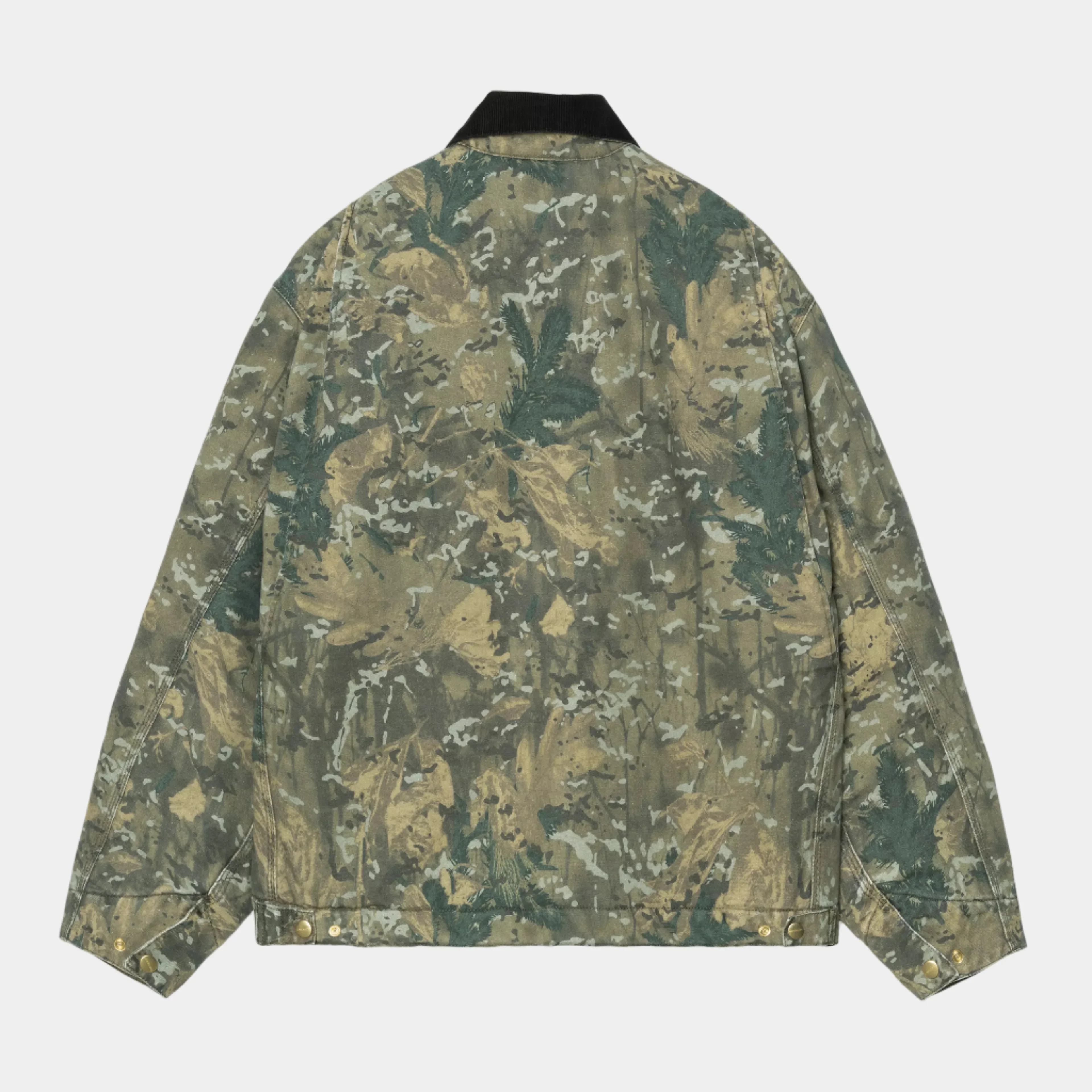 Carhartt WIP OG Detroit Jacket (Winter) - Camo Combi/Green/Black - Image 4