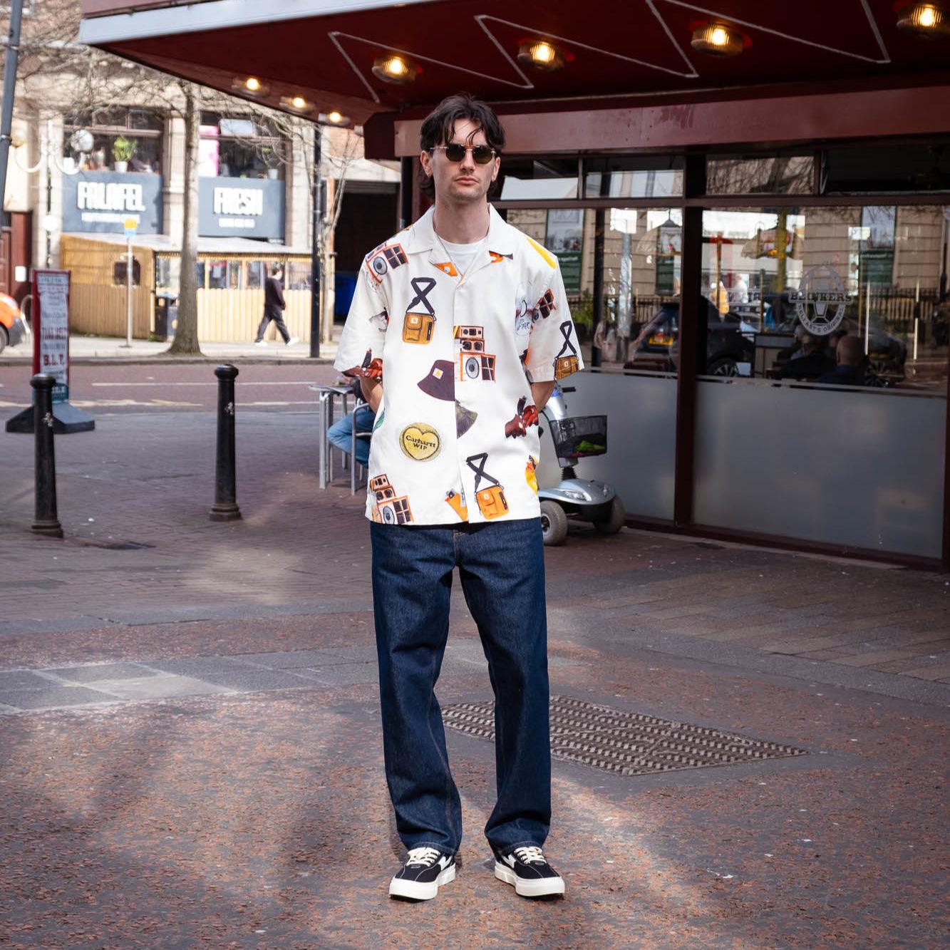 Carhartt WIP S/S Jacob Rochester Shirt - Jacob Rochester Print/Wax - Image 2