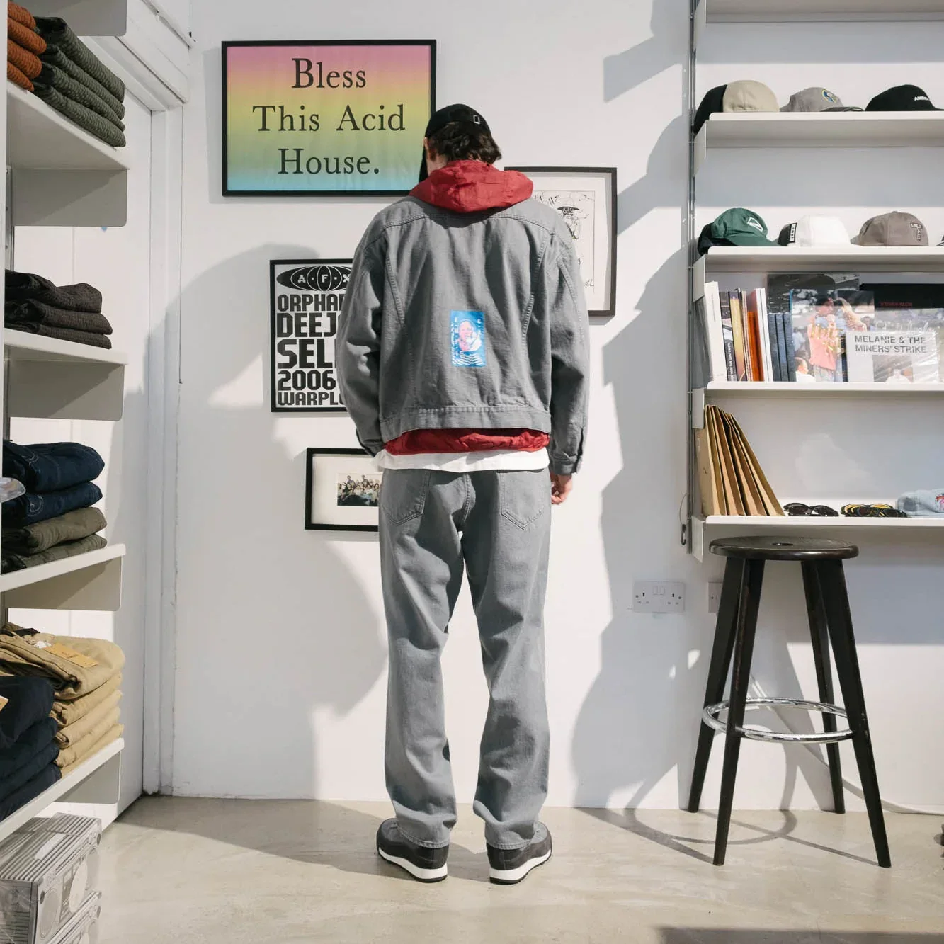 Cav Empt 1992 Washed Black Denim Jean - Grey - Image 2