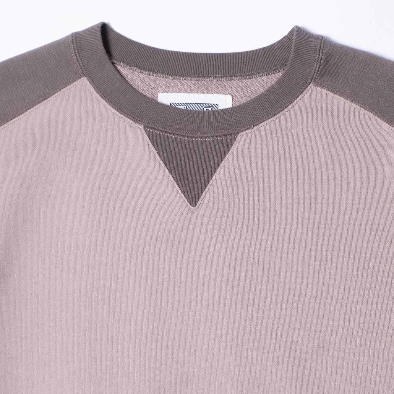 Cav Empt Half Panel Shoulder Crew Neck - Beige - Image 2