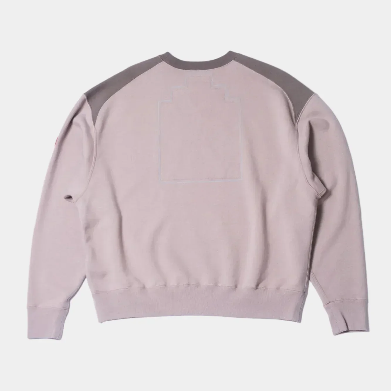 Cav Empt Half Panel Shoulder Crew Neck - Beige - Image 5