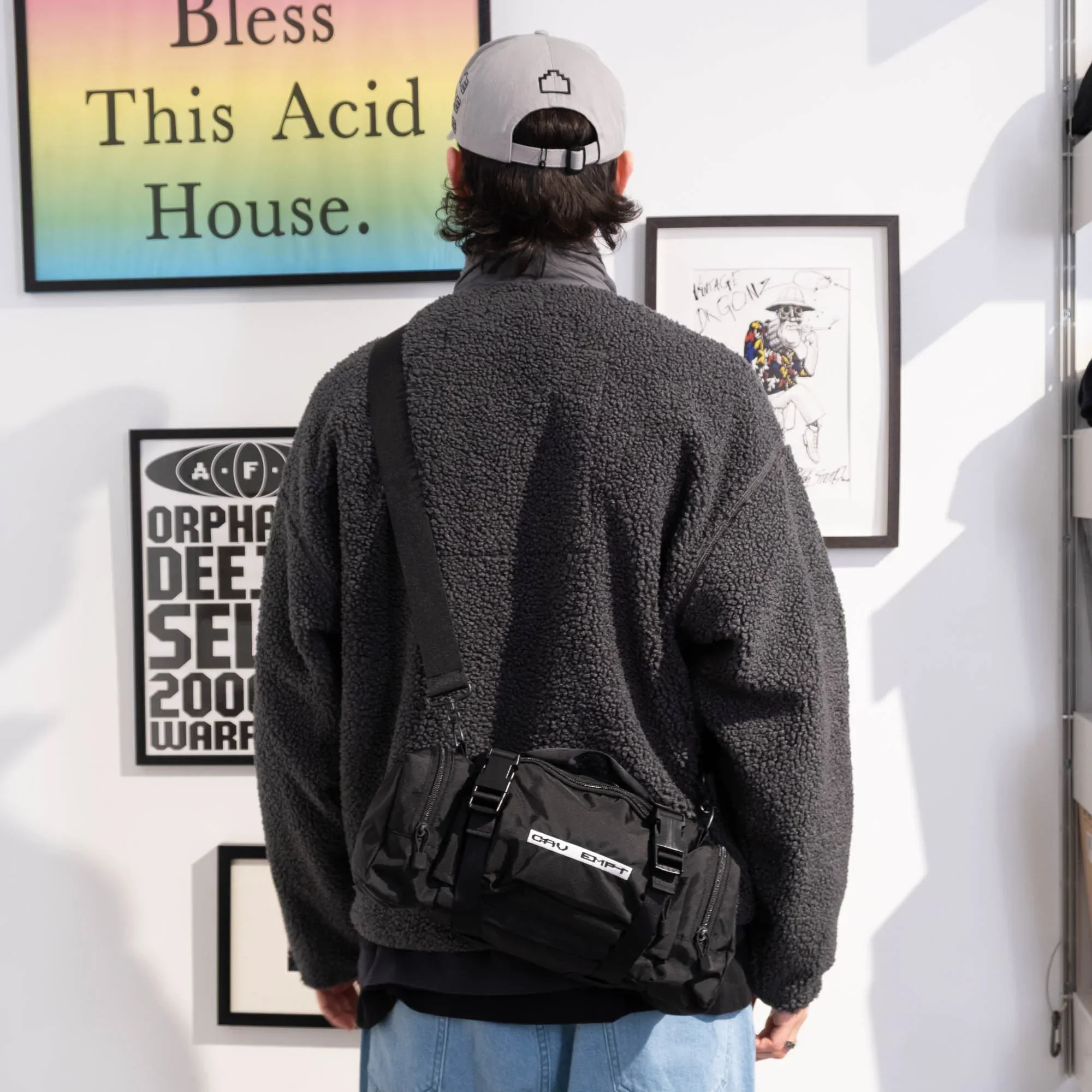 Cav Empt Small Utility Shoulder Bag - Black - Image 4