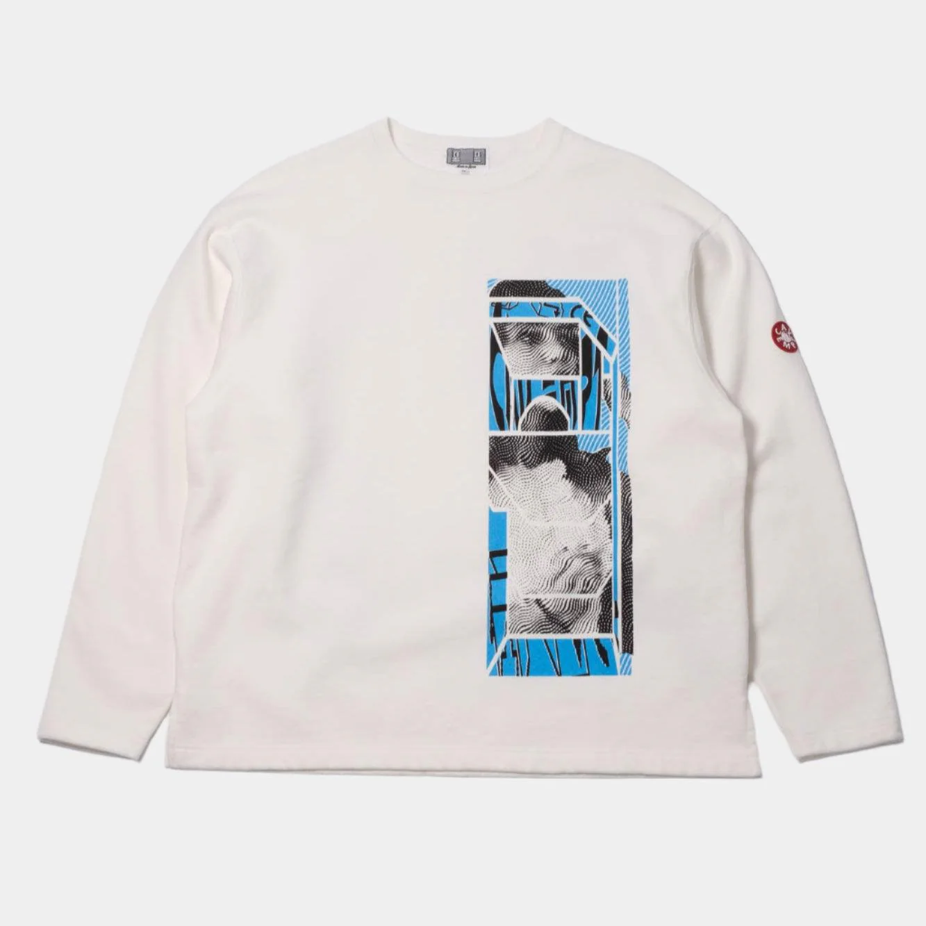 Cav Empt Washed ⋂HAN⋂ Long Sleeve - White - Image 5