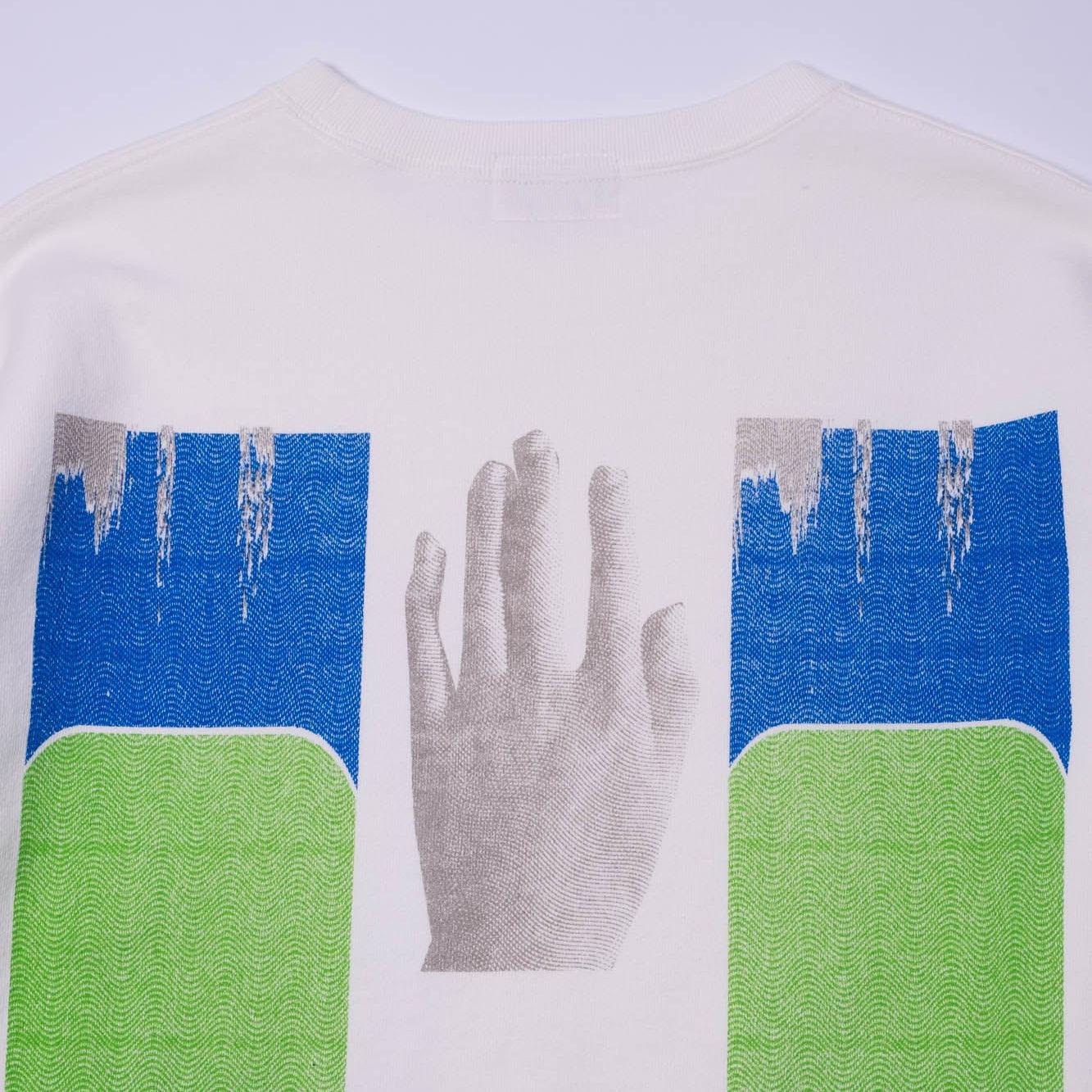 Cav Empt Washed ⋂HAN⋂ Long Sleeve - White - Image 9