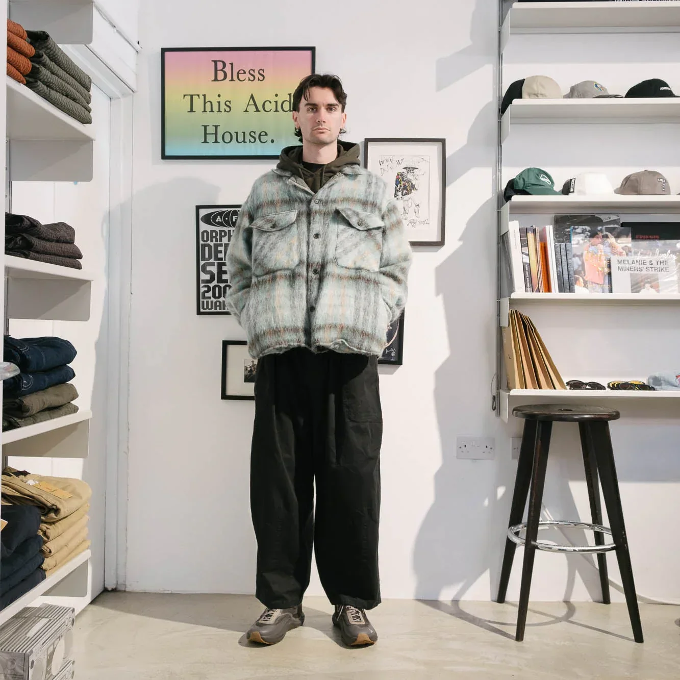 is-ness CPO Shirt Jacket - Green/Black - Image 2