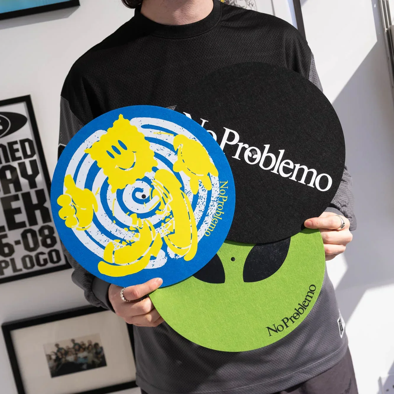 No Problemo Turntable Slipmats 3 Pack - Multi - Image 2