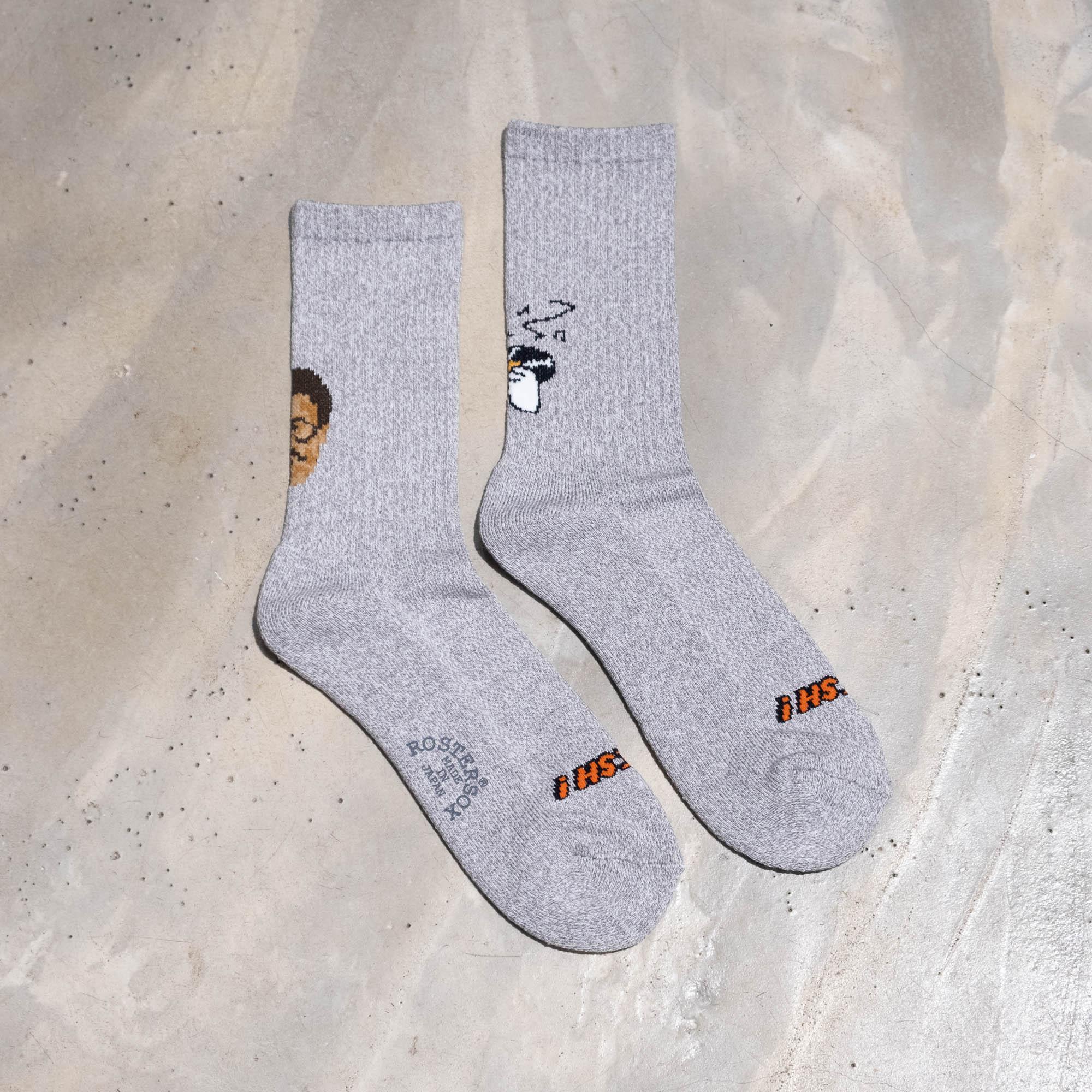 Rostersox Soul Man Socks - Grey - Image 2