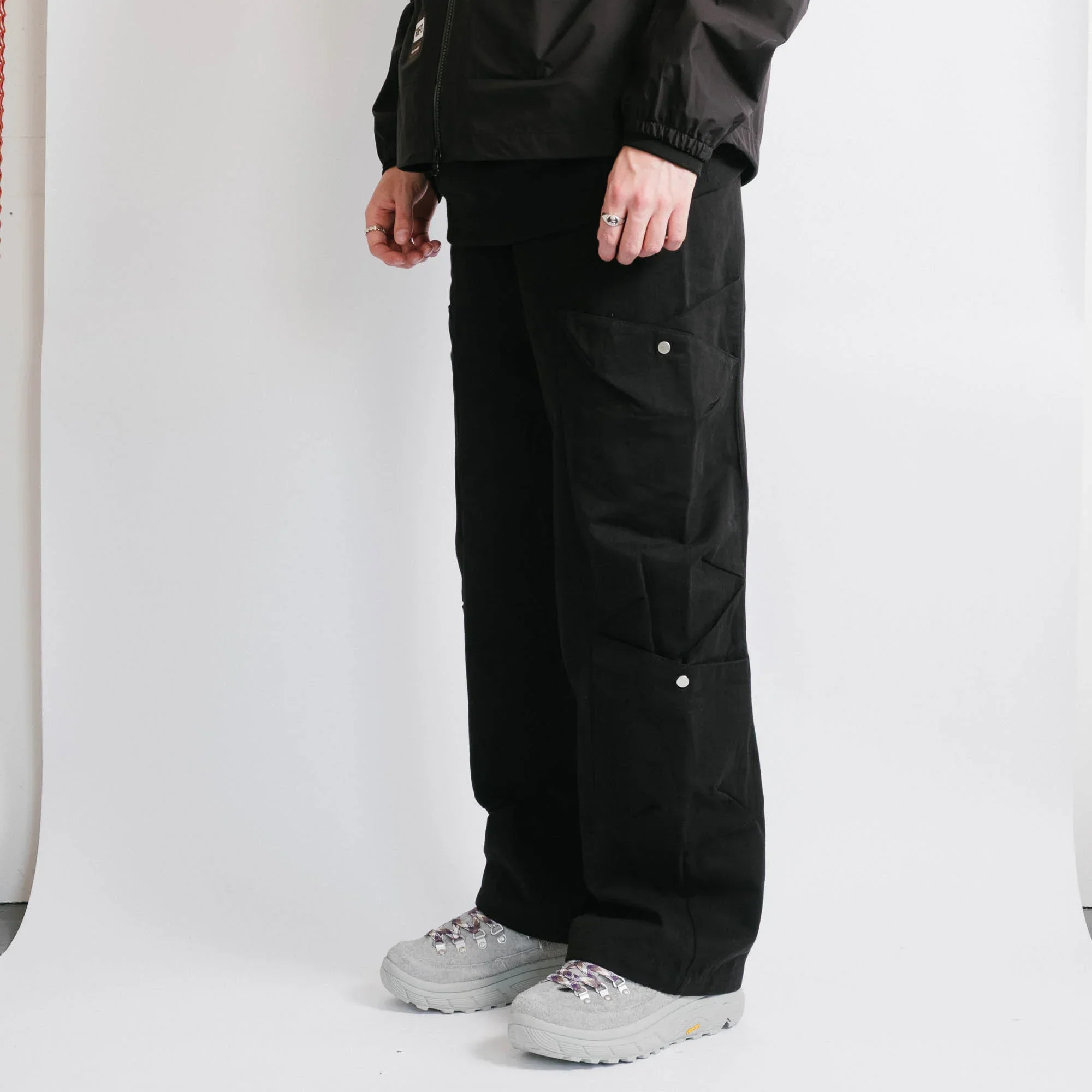 San San Gear Layer Pocket Pants - Black - Image 2