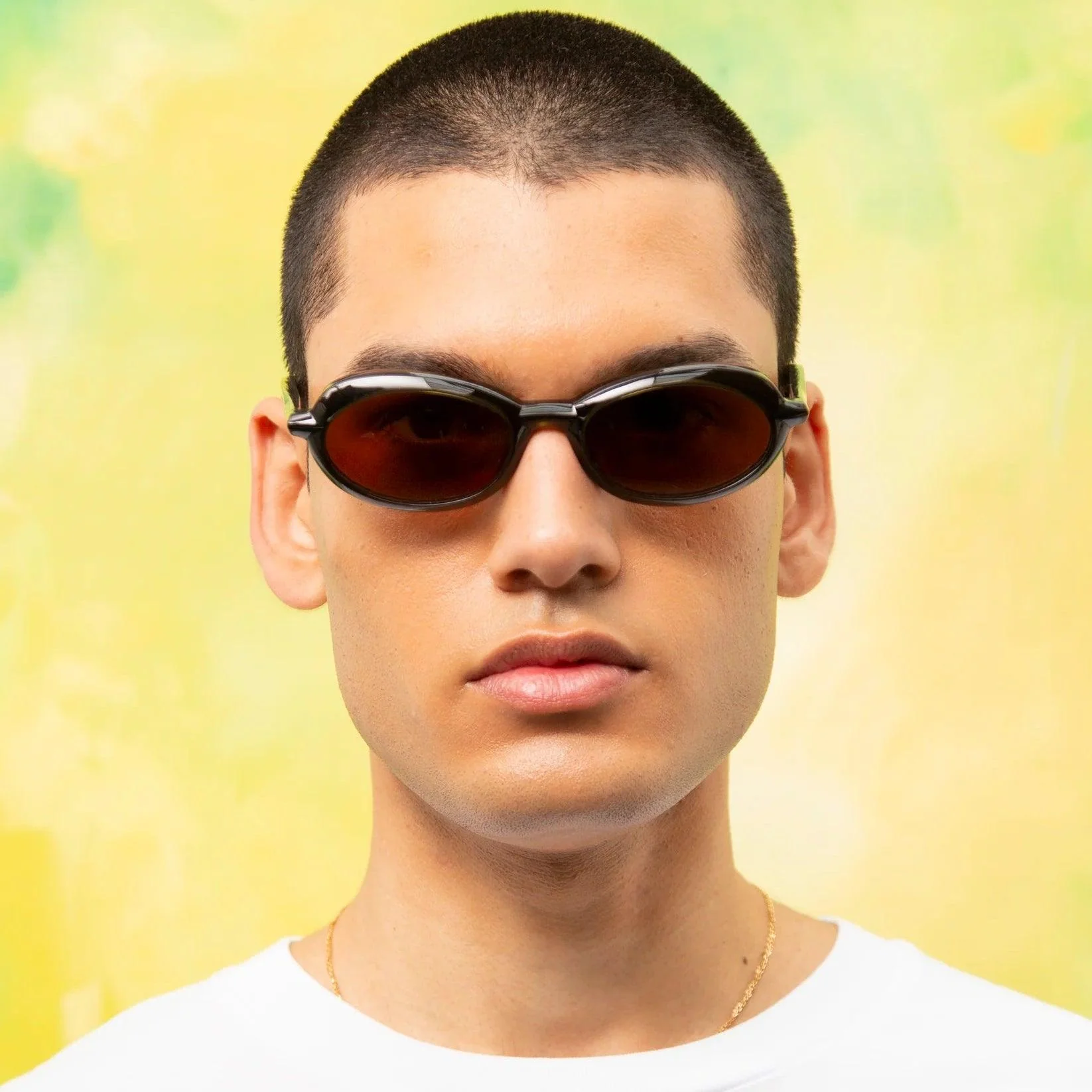 Sub Sun SUB013 Sunglasses - Transparent Black/Green - Image 4