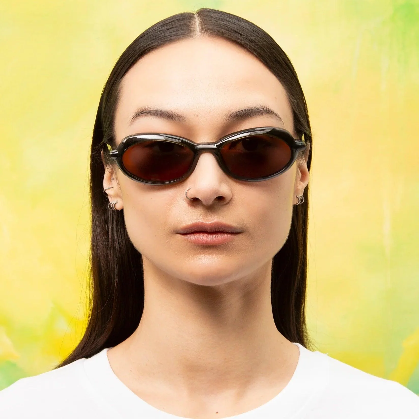 Sub Sun SUB013 Sunglasses - Transparent Black/Green - Image 5