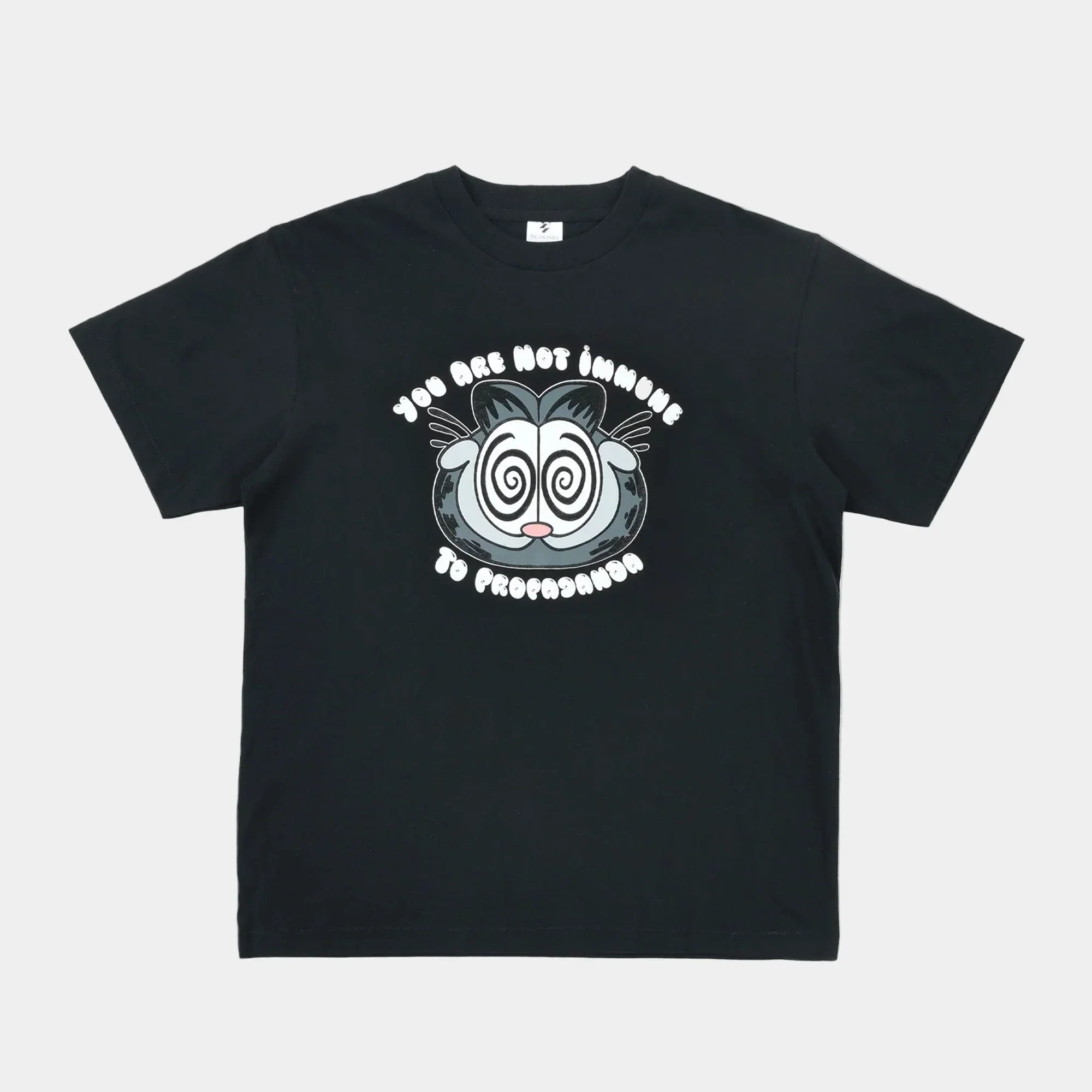 The Salvages Real Lies Propaganda Cat T-Shirt - Black