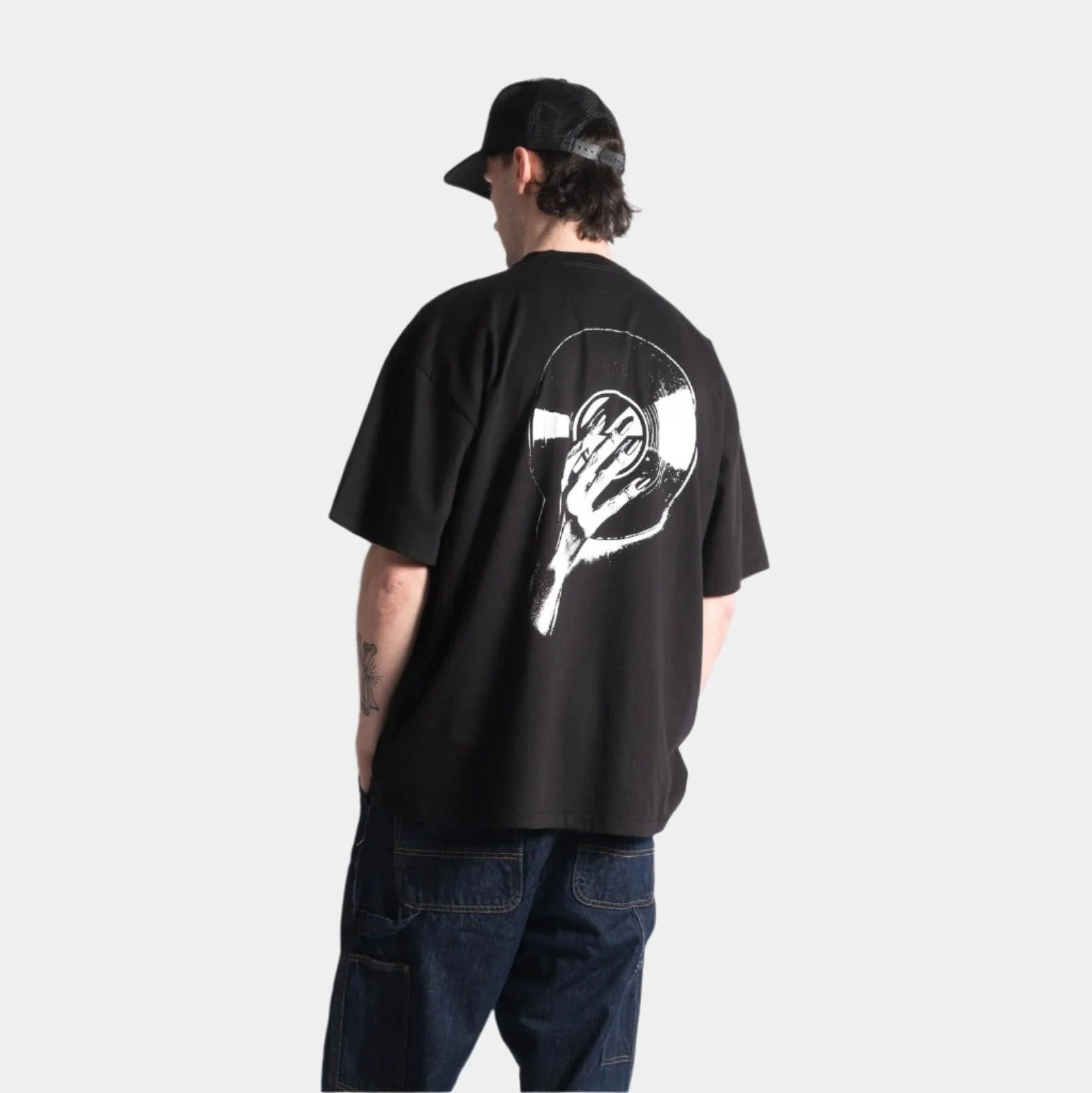 The Salvages Tune In Record OS T-Shirt - Black - Image 2