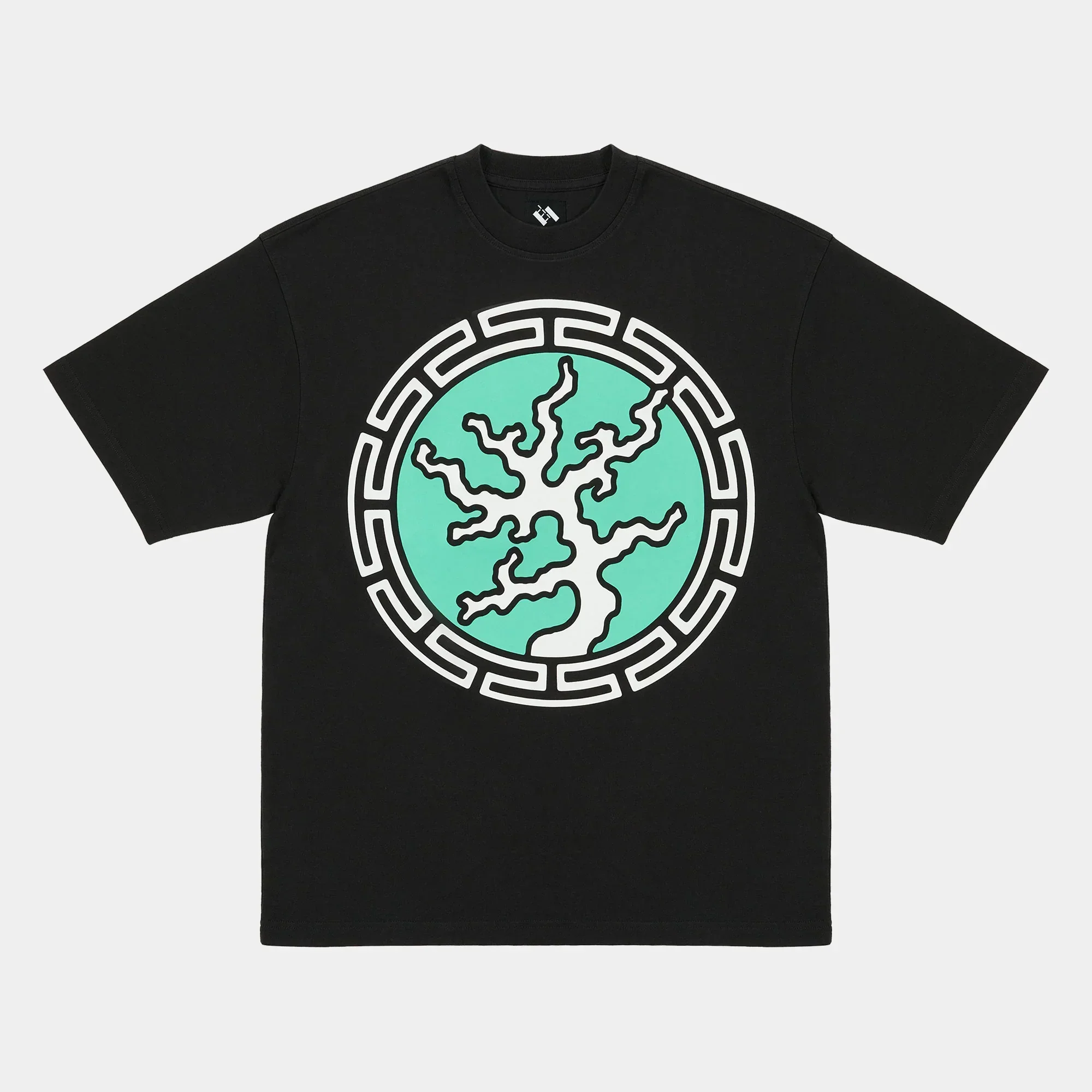 The Trilogy Tapes TTT Coral T-shirt - Black