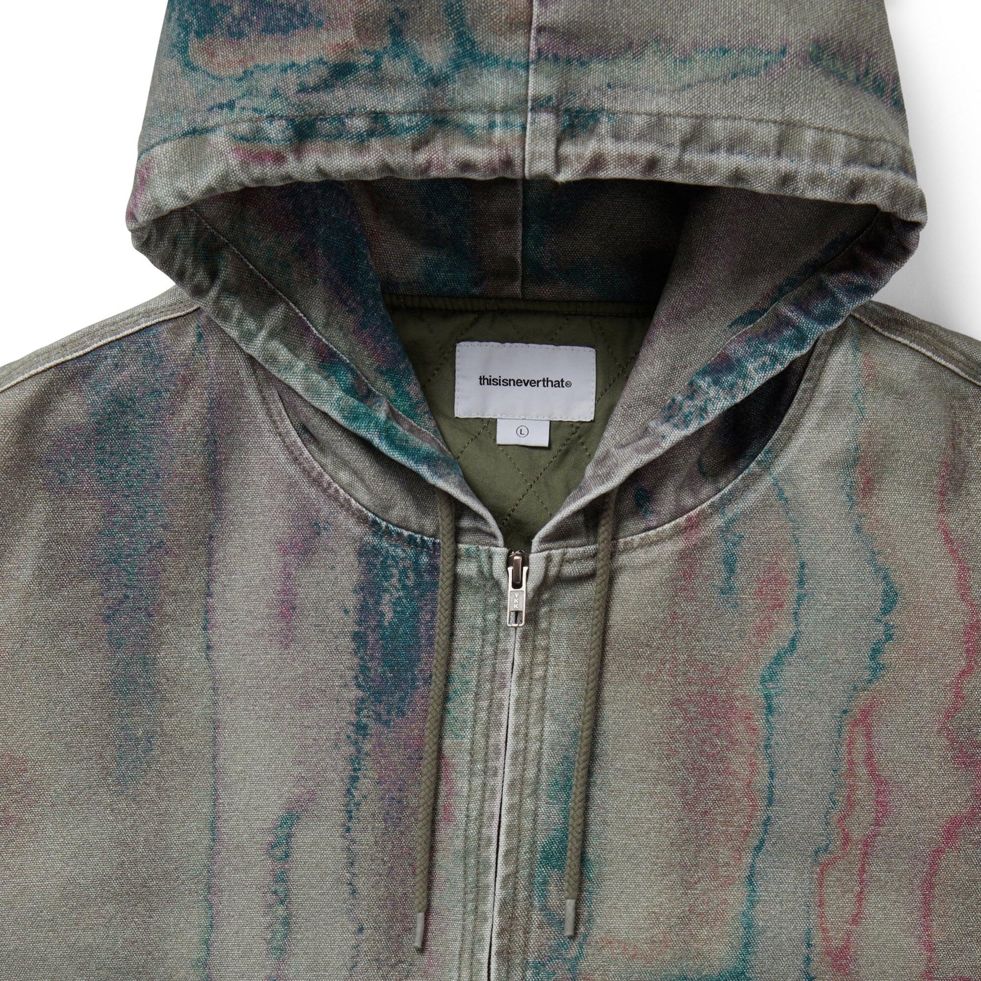 thisisneverthat Blurred Hood Jacket - Olive - Image 2
