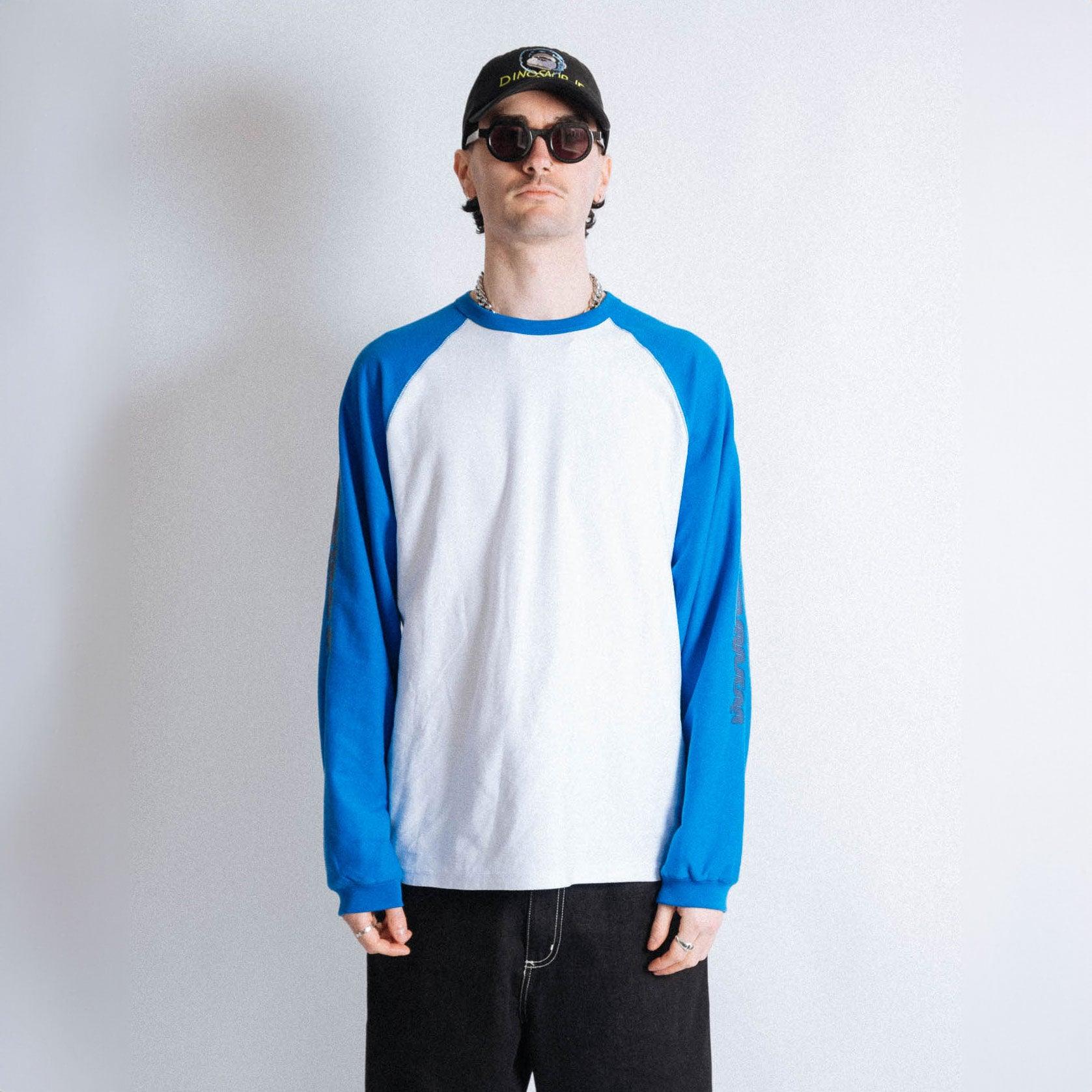 thisisneverthat Inside Out Raglan Crewneck - Blue - Image 2