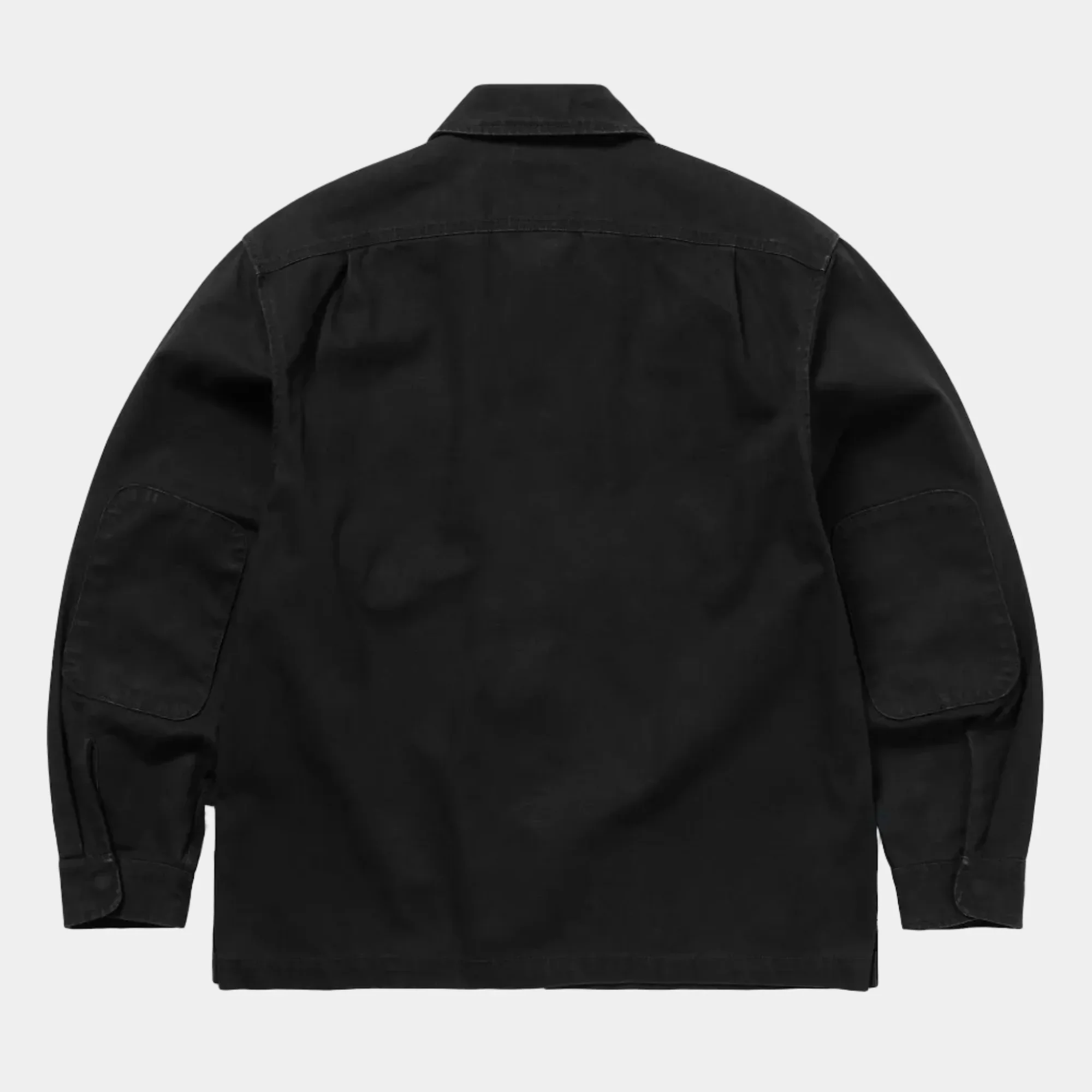 thisisneverthat Washed Zip Shirt - Black - Image 2