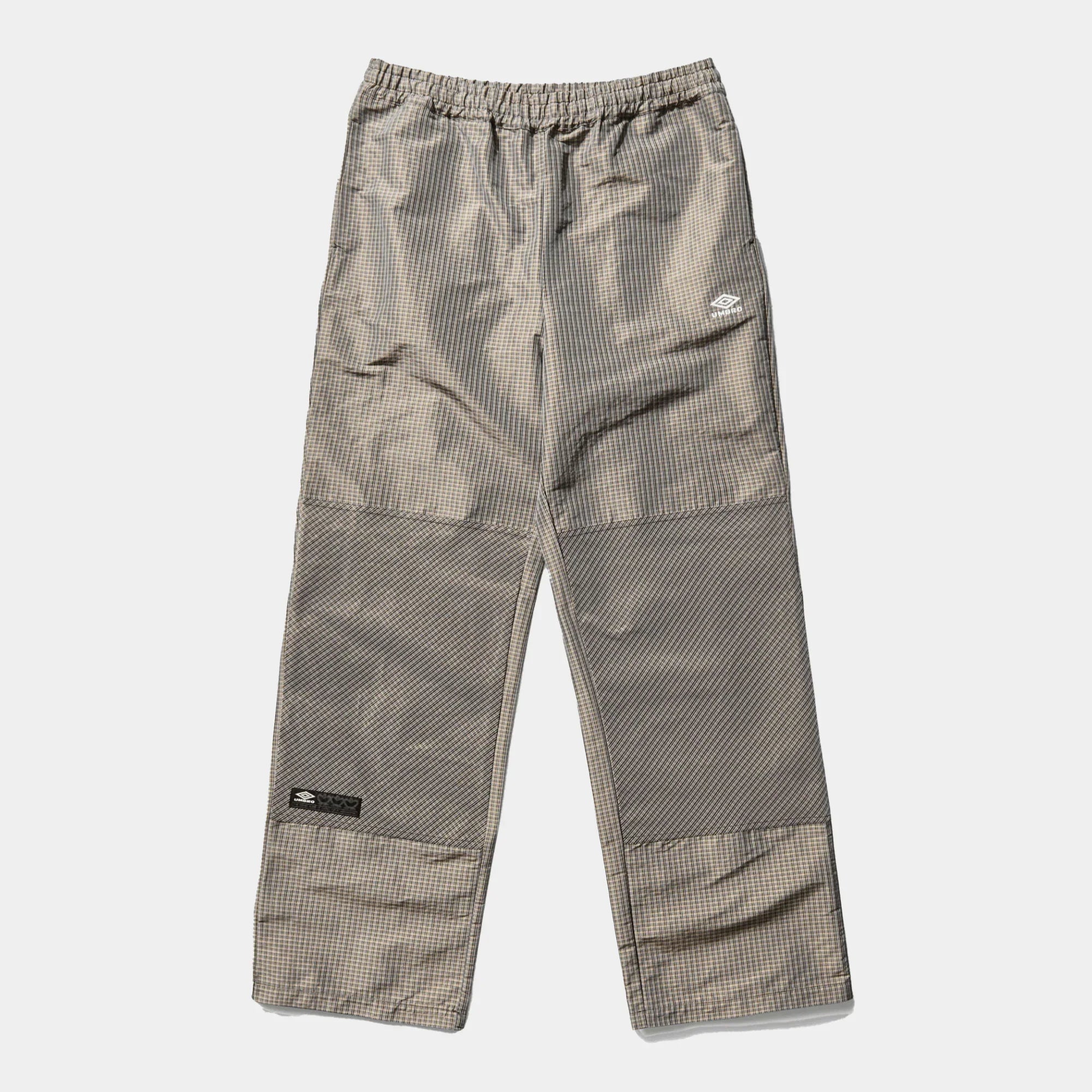 Umbro By Slam Jam Check Track Pants - Beige/Black