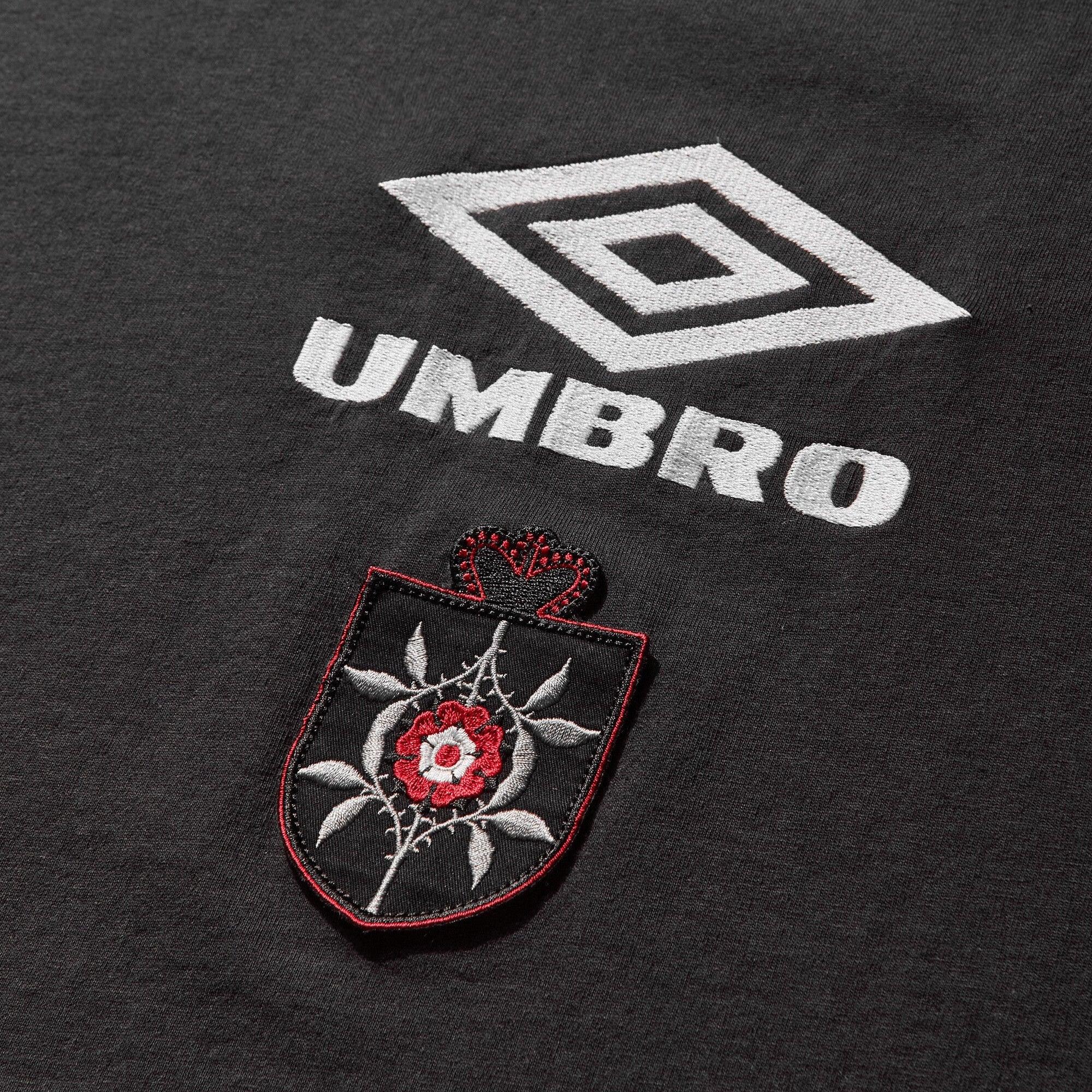 Umbro By Slam Jam OG Tape T-Shirt - Washed Black - Image 3