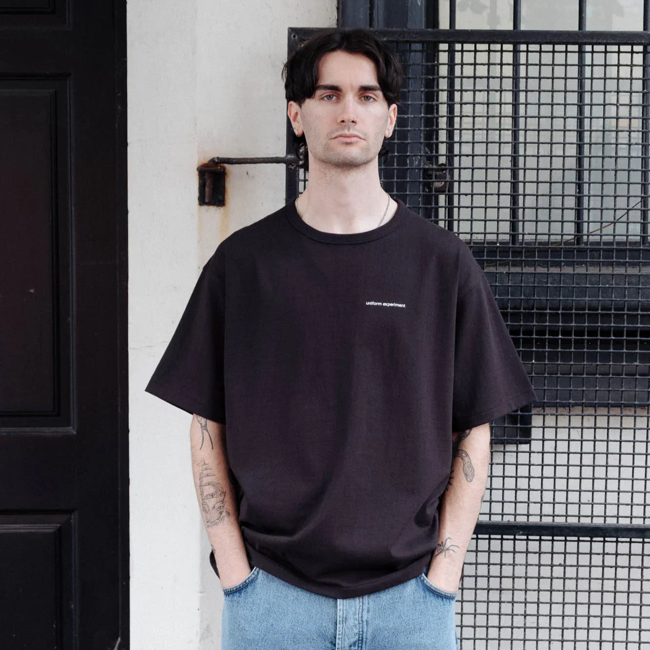 Uniform Experiment Wide Tee - Black - Image 2
